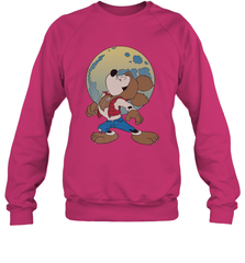 Disney Mickey Mouse Werewolf Halloween Costume Crewneck Sweatshirt Crewneck Sweatshirt - FordPhuMy