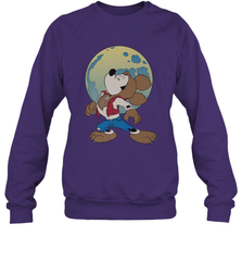 Disney Mickey Mouse Werewolf Halloween Costume Crewneck Sweatshirt Crewneck Sweatshirt - FordPhuMy