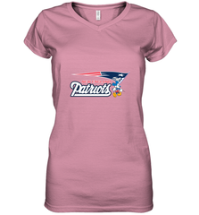 Nfl New England Patriots Champion Mickey Mouse Team Women's V-Neck T-Shirt Women's V-Neck T-Shirt - FordPhuMy