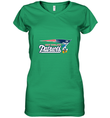 Nfl New England Patriots Champion Mickey Mouse Team Women's V-Neck T-Shirt Women's V-Neck T-Shirt - FordPhuMy