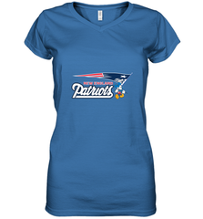 Nfl New England Patriots Champion Mickey Mouse Team Women's V-Neck T-Shirt Women's V-Neck T-Shirt - FordPhuMy