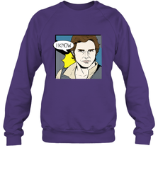 Star Wars Han Solo I Know Pop Art Couples Crewneck Sweatshirt Crewneck Sweatshirt - FordPhuMy