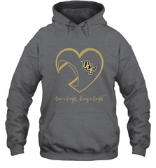 UCF Knights Football Inside Heart  Team  Apparel Hooded Sweatshirt Hooded Sweatshirt - FordPhuMy