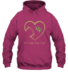 UCF Knights Football Inside Heart  Team  Apparel Hooded Sweatshirt Hooded Sweatshirt - FordPhuMy