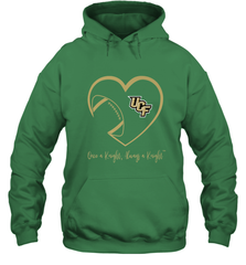 UCF Knights Football Inside Heart  Team  Apparel Hooded Sweatshirt Hooded Sweatshirt - FordPhuMy
