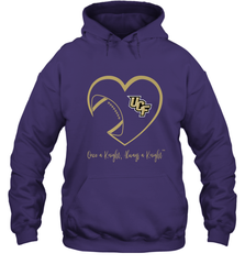UCF Knights Football Inside Heart  Team  Apparel Hooded Sweatshirt Hooded Sweatshirt - FordPhuMy