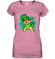 Dabbing Irish Terrier Dog Leprechaun St Patricks Day Ireland Women's V-Neck T-Shirt Women's V-Neck T-Shirt - FordPhuMy
