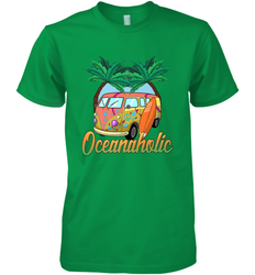 Retro Surfer Love Surfing Beach Party Tropical Vacay Men's Premium T-Shirt