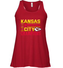 Kansas City Football Champions Vintage KC Distressed Gift Women's Racerback Tank Women's Racerback Tank - FordPhuMy