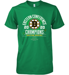 NHL ST PATRICK'S DAY Boston Bruins Fanatics 2020 Eastern Conference Champions Defensive Zone Men's Premium T-Shirt Men's Premium T-Shirt - FordPhuMy