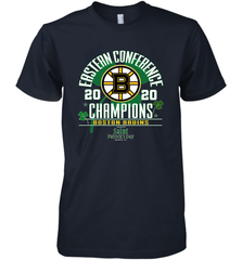 NHL ST PATRICK'S DAY Boston Bruins Fanatics 2020 Eastern Conference Champions Defensive Zone Men's Premium T-Shirt Men's Premium T-Shirt - FordPhuMy