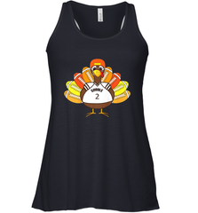 Cool Thanksgiving Football Shirt _ Gobble Player Turkey Gift Women's Racerback Tank Women's Racerback Tank - FordPhuMy