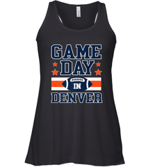 NFL Denver Co Game Day Football Home Team Colors Women's Racerback Tank Women's Racerback Tank - FordPhuMy