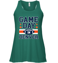 NFL Denver Co Game Day Football Home Team Colors Women's Racerback Tank Women's Racerback Tank - FordPhuMy