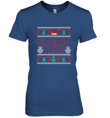 Oldest Claus Santa Hat Christmas Gift Matching Family Ugly Women's Premium T-Shirt Women's Premium T-Shirt - FordPhuMy