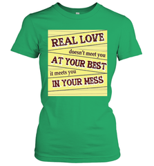 Real love funny quotes for valentine (2) Women's T-Shirt Women's T-Shirt - FordPhuMy