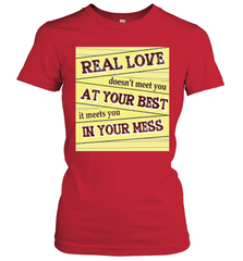 Real love funny quotes for valentine (2) Women's T-Shirt Women's T-Shirt - FordPhuMy