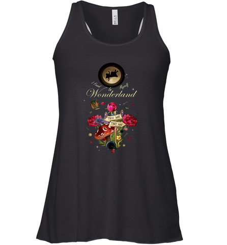 I Found Myself In Wonderland  Alice In Wonderland Women's Racerback Tank Women's Racerback Tank / Black / XS Women's Racerback Tank - FordPhuMy