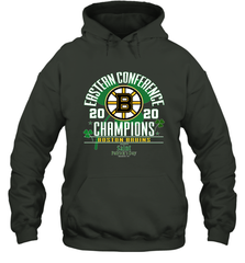 NHL ST PATRICK'S DAY Boston Bruins Fanatics 2020 Eastern Conference Champions Defensive Zone Hooded Sweatshirt Hooded Sweatshirt - FordPhuMy