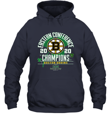 NHL ST PATRICK'S DAY Boston Bruins Fanatics 2020 Eastern Conference Champions Defensive Zone Hooded Sweatshirt Hooded Sweatshirt - FordPhuMy