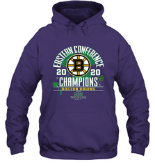 NHL ST PATRICK'S DAY Boston Bruins Fanatics 2020 Eastern Conference Champions Defensive Zone Hooded Sweatshirt Hooded Sweatshirt - FordPhuMy