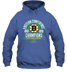 NHL ST PATRICK'S DAY Boston Bruins Fanatics 2020 Eastern Conference Champions Defensive Zone Hooded Sweatshirt Hooded Sweatshirt - FordPhuMy