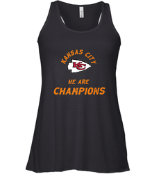 KC Kansas City Tribal Arrowhead we are Champions Women's Racerback Tank