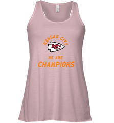 KC Kansas City Tribal Arrowhead we are Champions Women's Racerback Tank Women's Racerback Tank - FordPhuMy