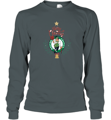 NBA Boston Celtics Logo merry Christmas gilf Long Sleeve T-Shirt Long Sleeve T-Shirt - FordPhuMy