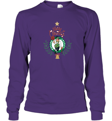 NBA Boston Celtics Logo merry Christmas gilf Long Sleeve T-Shirt Long Sleeve T-Shirt - FordPhuMy