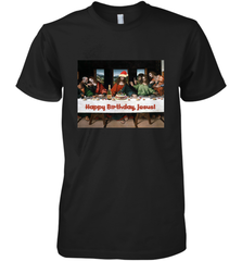 Comics Style Funny Christmas Happy Birthday Jesus Men's Premium T-Shirt Men's Premium T-Shirt - FordPhuMy