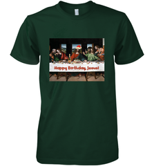 Comics Style Funny Christmas Happy Birthday Jesus Men's Premium T-Shirt Men's Premium T-Shirt - FordPhuMy