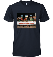 Comics Style Funny Christmas Happy Birthday Jesus Men's Premium T-Shirt Men's Premium T-Shirt - FordPhuMy
