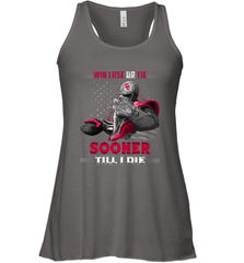 Oklahoma Sooners Win Lose Or Tie Women's Racerback Tank Women's Racerback Tank - FordPhuMy