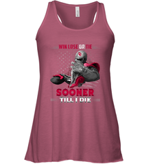 Oklahoma Sooners Win Lose Or Tie Women's Racerback Tank Women's Racerback Tank - FordPhuMy