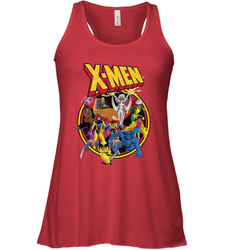 Marvel X Men Animated Series Retro 90s Women's Racerback Tank