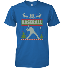 Baseball Ugly Christmas Softball Player Ugly Xmas Present Men's Premium T-Shirt Men's Premium T-Shirt - FordPhuMy