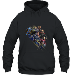 Marvel Avengers Endgame Action Pose Logo Hooded Sweatshirt