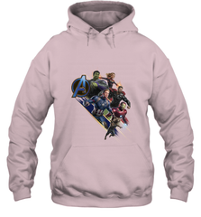 Marvel Avengers Endgame Action Pose Logo Hooded Sweatshirt Hooded Sweatshirt - FordPhuMy