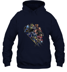 Marvel Avengers Endgame Action Pose Logo Hooded Sweatshirt