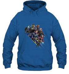 Marvel Avengers Endgame Action Pose Logo Hooded Sweatshirt Hooded Sweatshirt - FordPhuMy