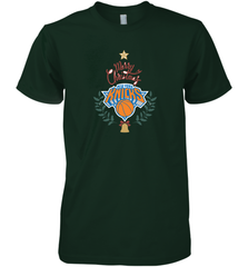 NBA New York Knicks Logo merry Christmas gilf Men's Premium T-Shirt Men's Premium T-Shirt - FordPhuMy