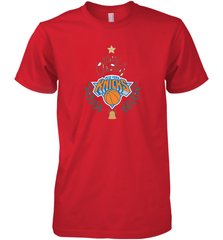 NBA New York Knicks Logo merry Christmas gilf Men's Premium T-Shirt Men's Premium T-Shirt - FordPhuMy