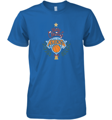 NBA New York Knicks Logo merry Christmas gilf Men's Premium T-Shirt Men's Premium T-Shirt - FordPhuMy