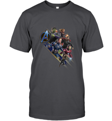Marvel Avengers Endgame Action Pose Logo Men's T-Shirt Men's T-Shirt - FordPhuMy