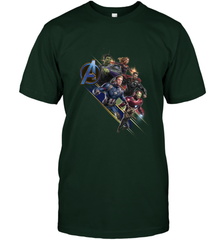 Marvel Avengers Endgame Action Pose Logo Men's T-Shirt Men's T-Shirt - FordPhuMy