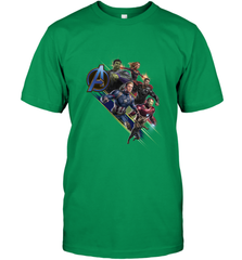Marvel Avengers Endgame Action Pose Logo Men's T-Shirt Men's T-Shirt - FordPhuMy