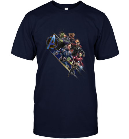 Marvel Avengers Endgame Action Pose Logo Men's T-Shirt
