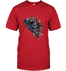 Marvel Avengers Endgame Action Pose Logo Men's T-Shirt Men's T-Shirt - FordPhuMy