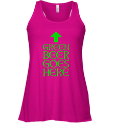 Green Beer Goes Here Funny St. Patrick's Day Women's Racerback Tank Women's Racerback Tank - FordPhuMy